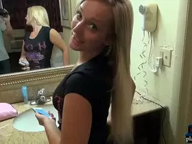 Blonde amateur GFs fucking in homemade porn videos