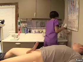 teen-Sexy nurse cum extraction