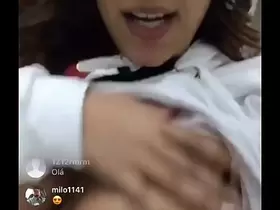 Instagram live nipple slip 2