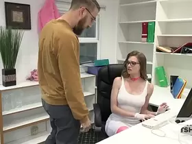 Gorgeous Office Whore Gets Destroyed By Random Guy Off the Internet