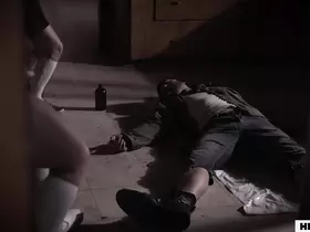 Homeless man fucks teenagers - Whitney Wright and Eliza Jane