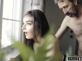 PURE TABOO Teen Emily Willis Spanked & Creampied With Stepdad