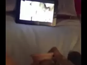 Hot Milf masturbating while watching porn and talking dirty